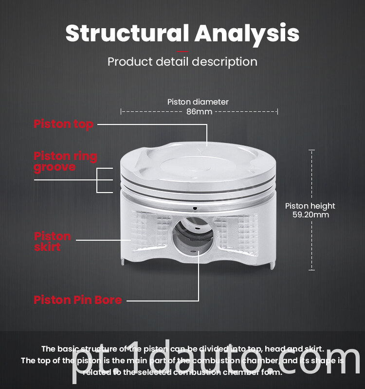 Auto Engine 3S-FE 4 Piston for Toyota